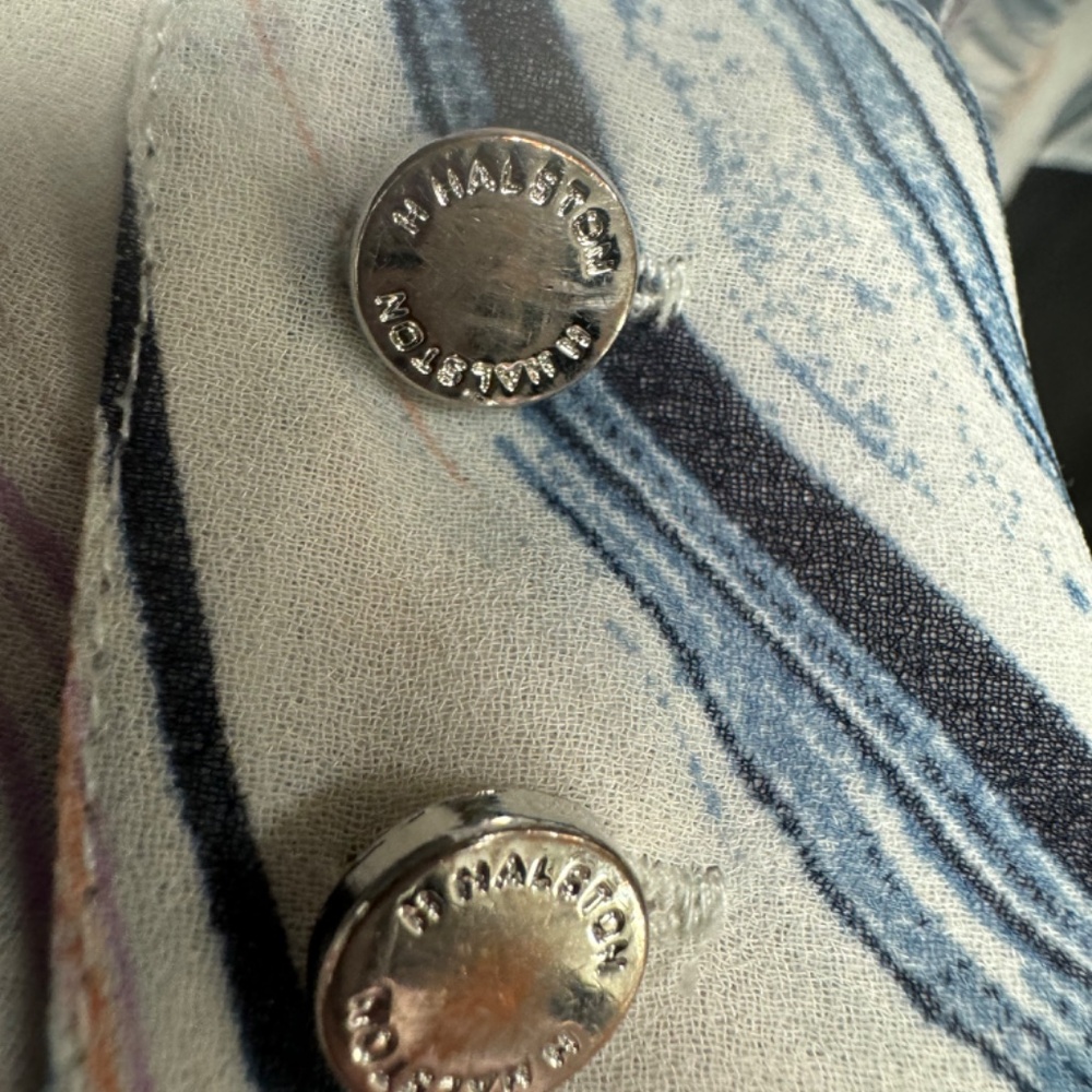 Halston button down blouse - image 4